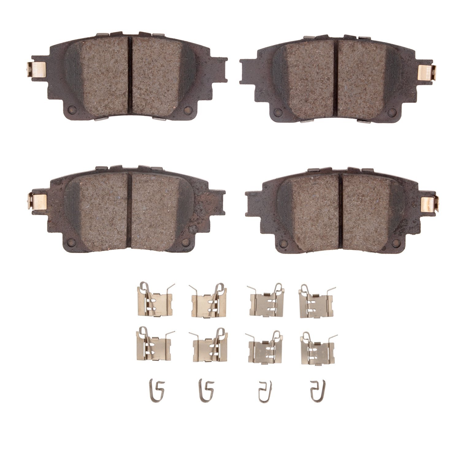 1551-2183-01 5000 Advanced Ceramic Brake Pads & Hardware Kit, Fits Select Lexus/Toyota/Scion, Position: Rear