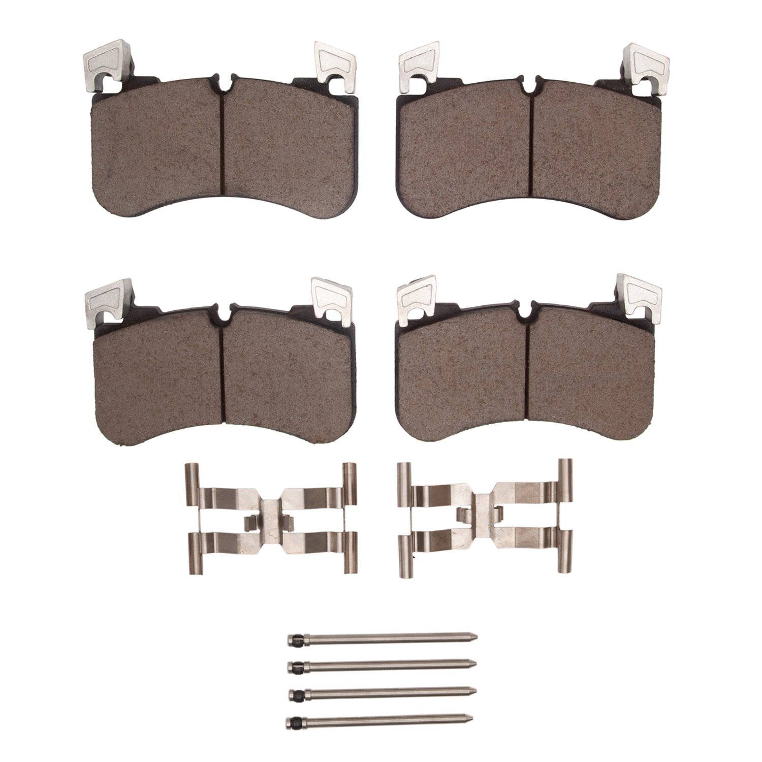 1551-2184-01 5000 Advanced Ceramic Brake Pads & Hardware Kit, Fits Select Land Rover, Position: Front