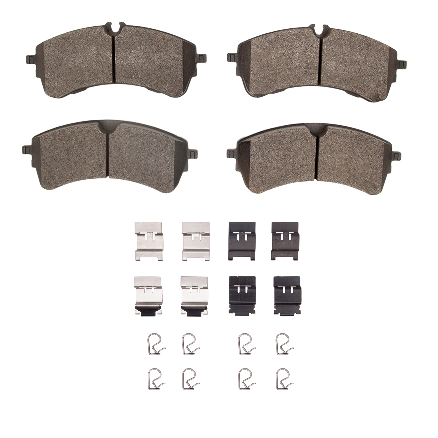 1551-2280-01 5000 Advanced Semi-Metallic Brake Pads & Hardware Kit, Fits Select Ford/Lincoln/Mercury/Mazda, Position: Rear