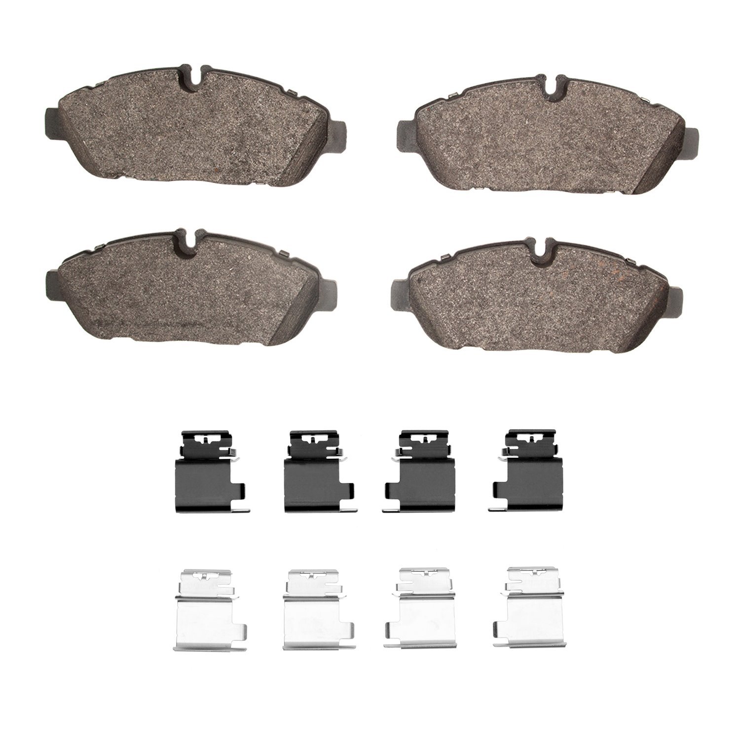 1551-2301-01 5000 Advanced Semi-Metallic Brake Pads & Hardware Kit, Fits Select Ford/Lincoln/Mercury/Mazda, Position: Front
