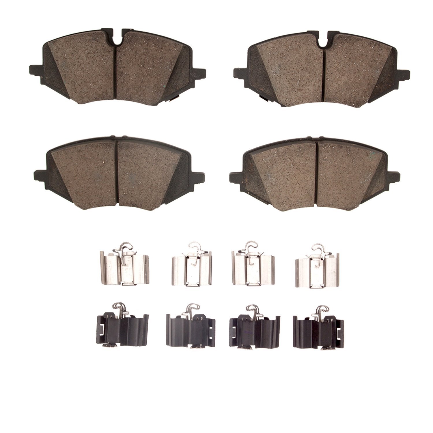 1551-2307-01 5000 Advanced Ceramic Brake Pads & Hardware Kit, Fits Select GM, Position: Front