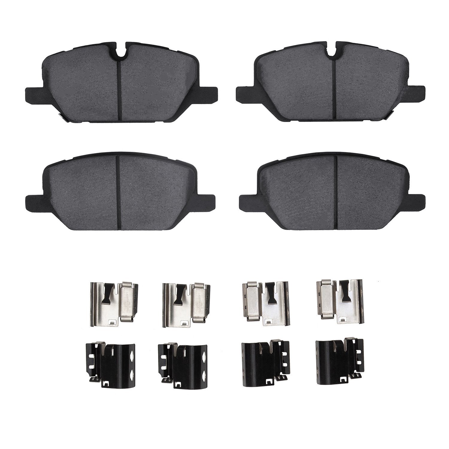 1551-2314-01 5000 Advanced Ceramic Brake Pads & Hardware Kit, Fits Select GM, Position: Front
