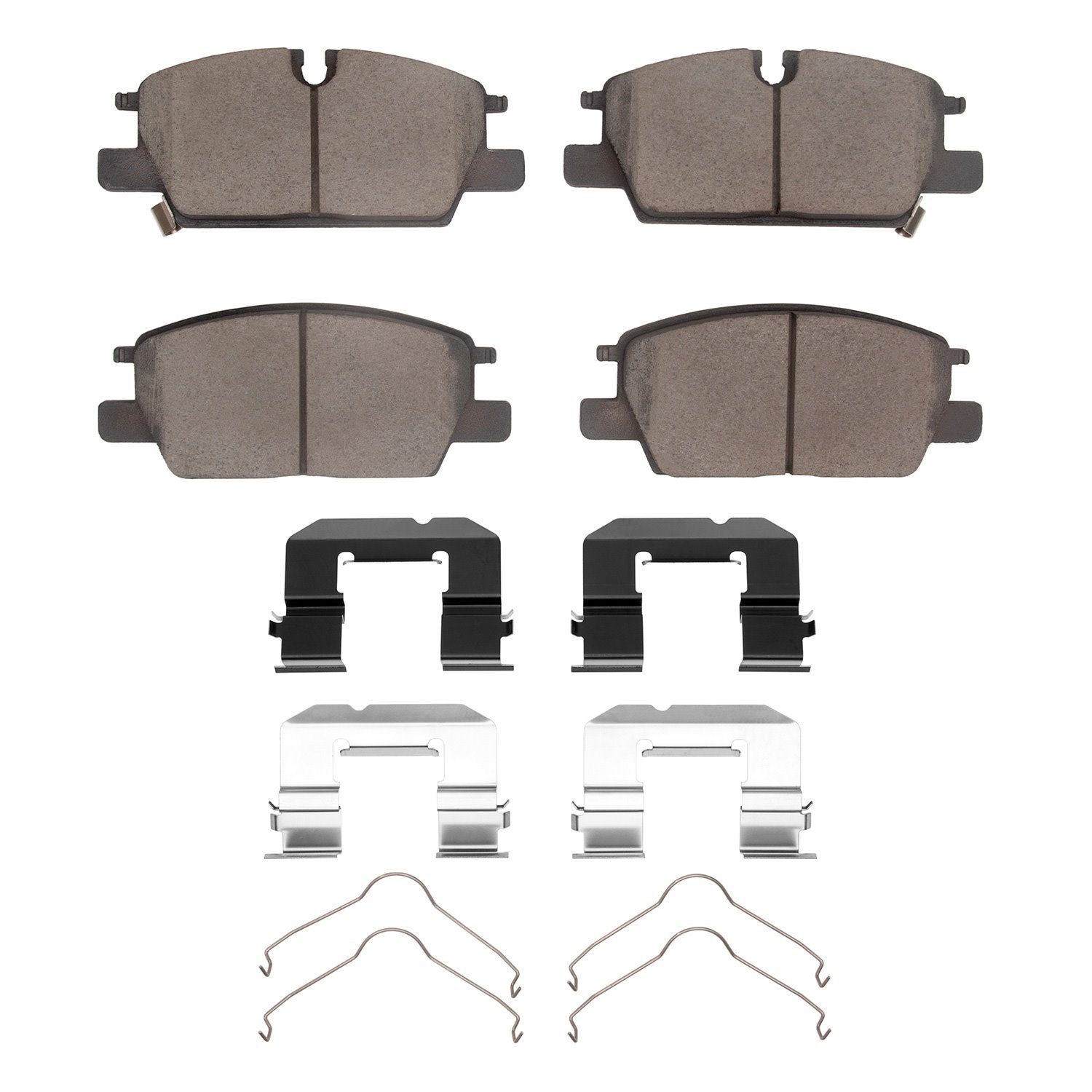 1551-2345-01 5000 Advanced Ceramic Brake Pads & Hardware Kit, Fits Select GM, Position: Front