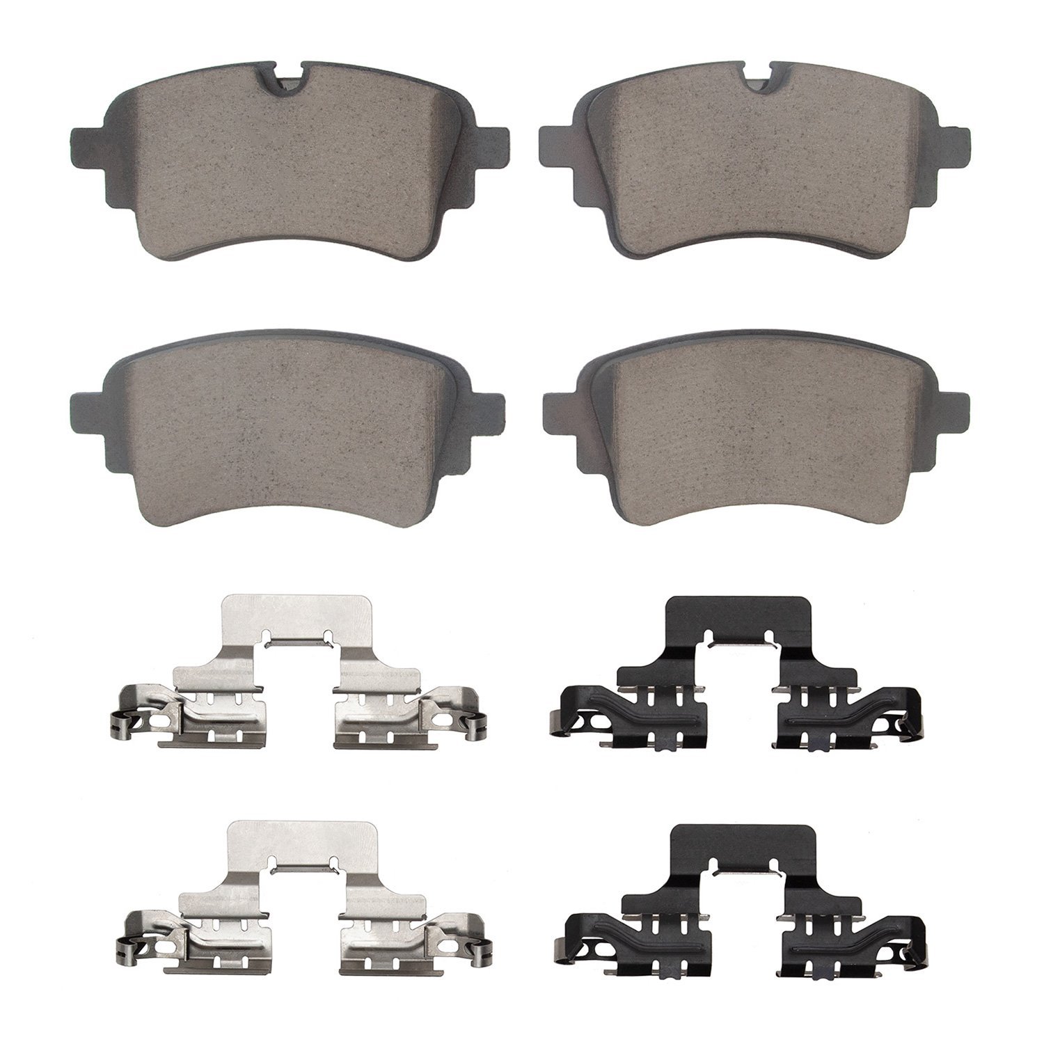 1551-2364-02 5000 Advanced Ceramic Brake Pads & Hardware Kit, Fits Select Audi/Volkswagen, Position: Rear