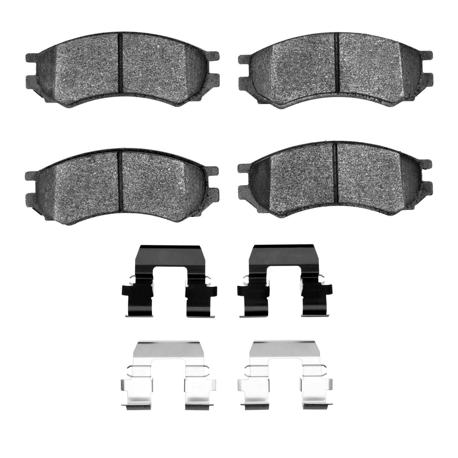 1552-0507-01 5000 Advanced Ceramic Brake Pads & Hardware Kit, 1991-2002 GM, Position: Front