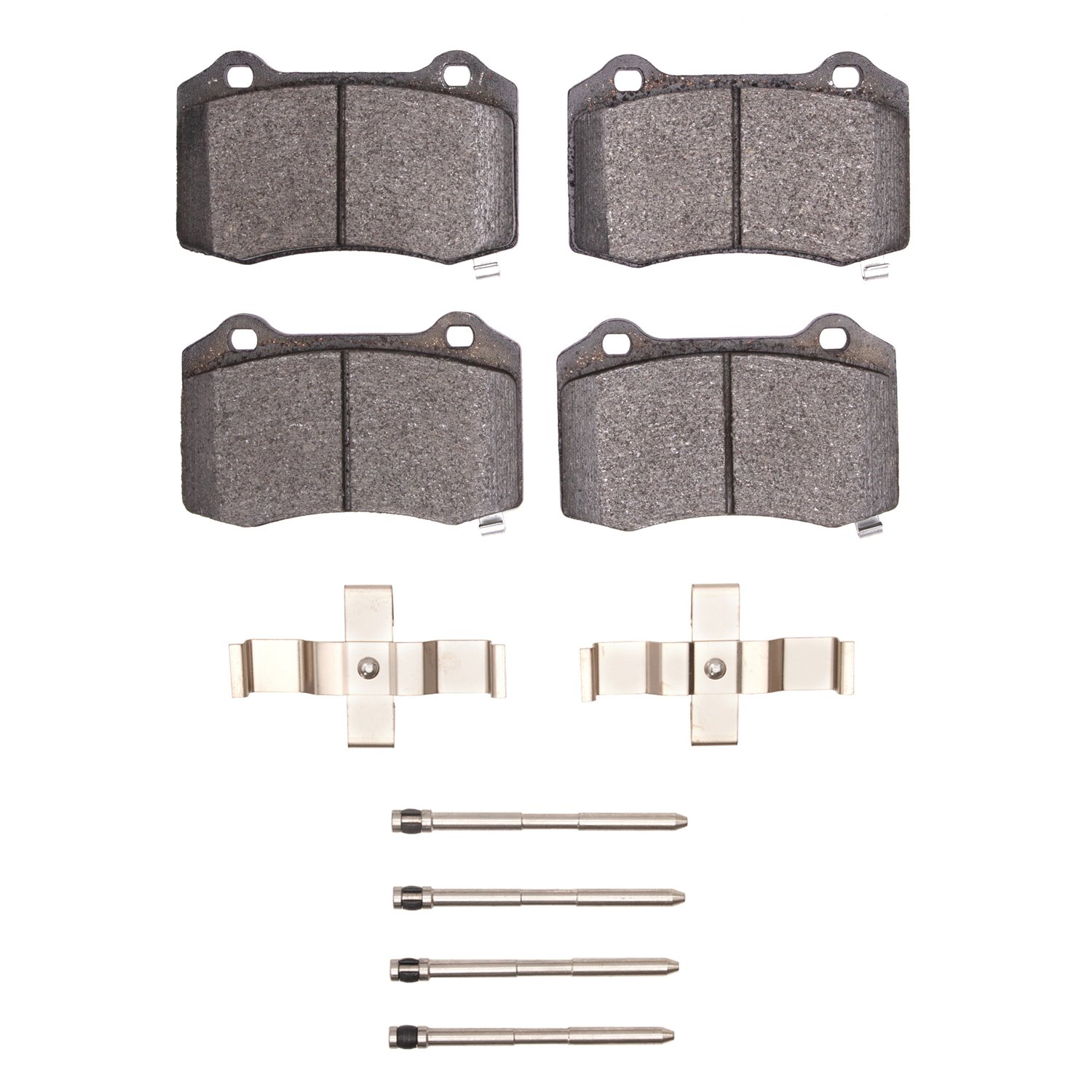 1552-1053-02 5000 Advanced Ceramic Brake Pads & Hardware Kit, 2010-2016 Kia/Hyundai/Genesis, Position: Rear