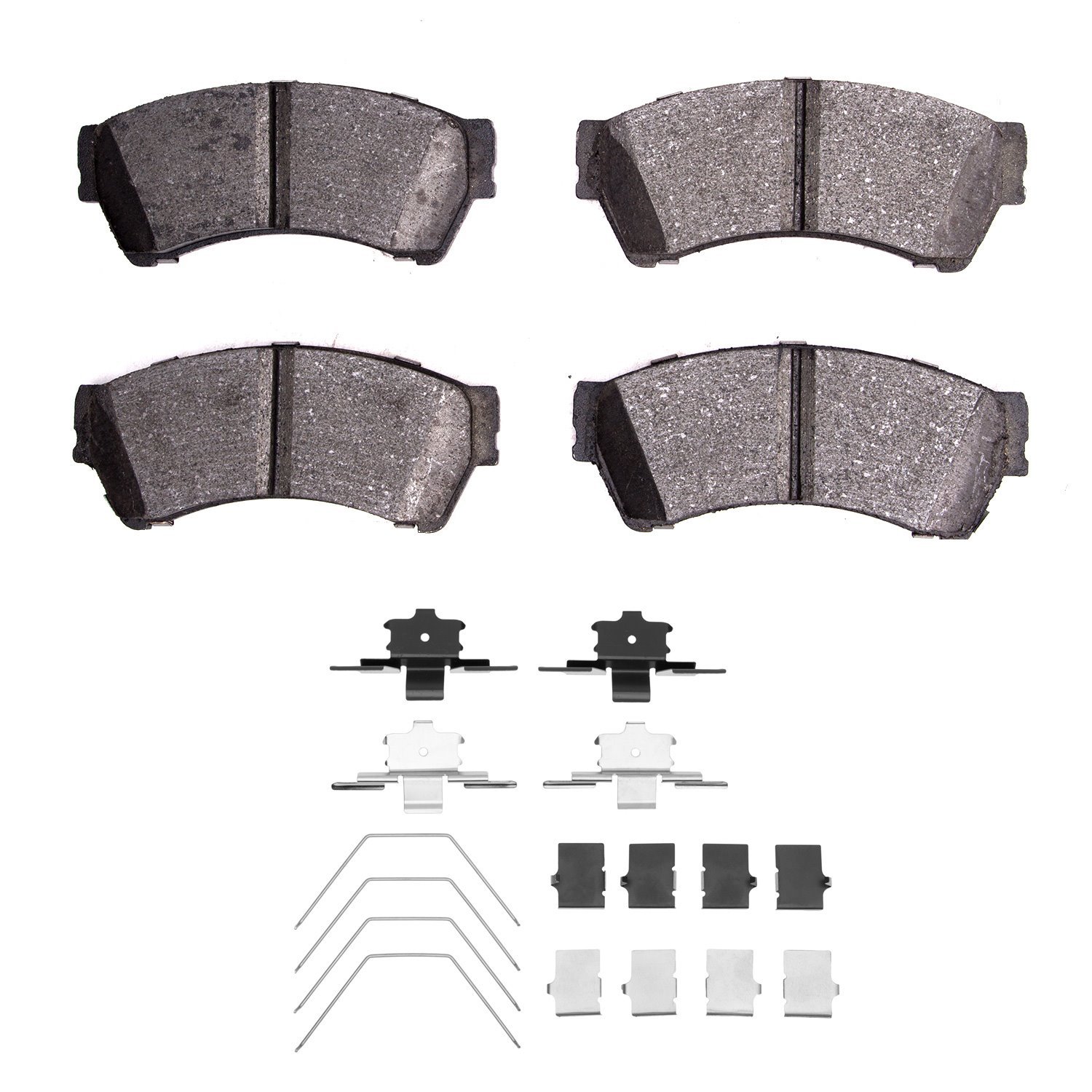 1552-1164-01 5000 Advanced Ceramic Brake Pads & Hardware Kit, 2006-2012 Ford/Lincoln/Mercury/Mazda, Position: Front