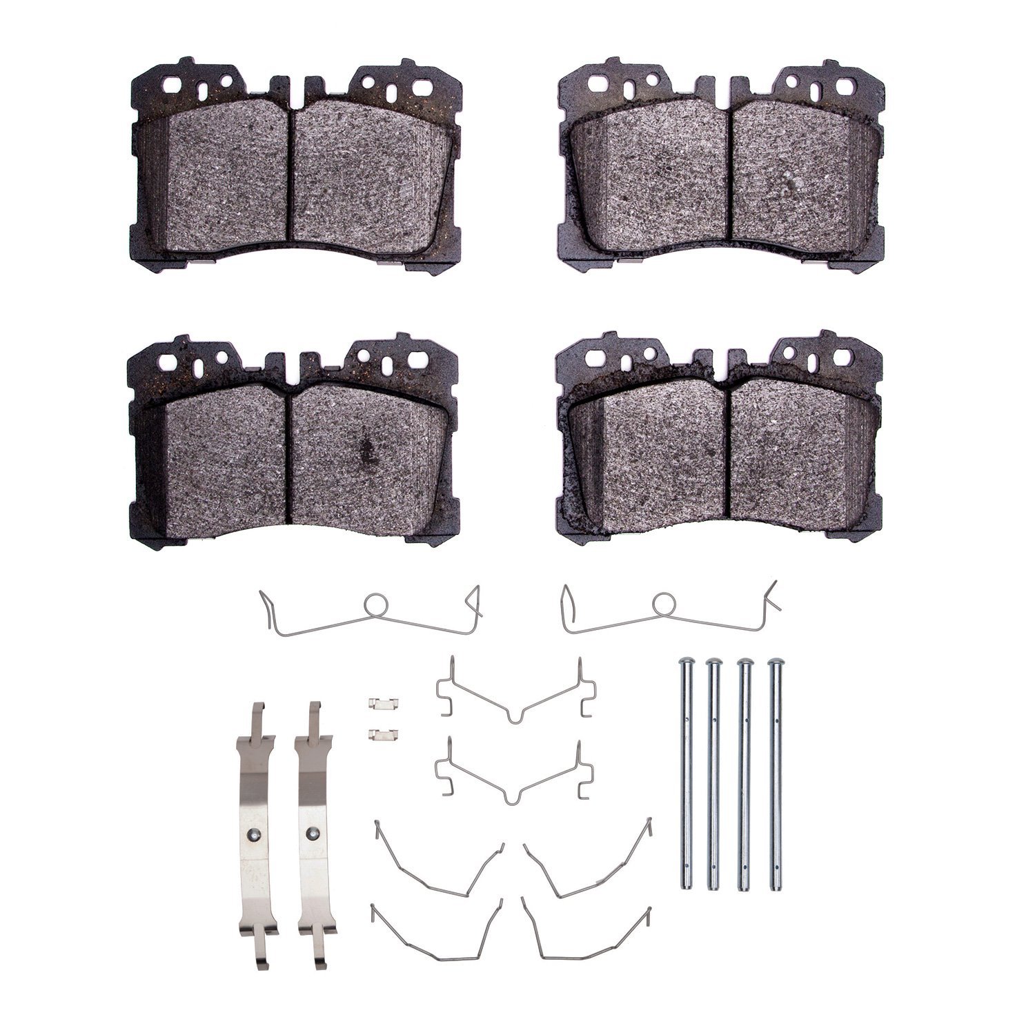 1552-1282-01 5000 Advanced Ceramic Brake Pads & Hardware Kit, Fits Select Lexus/Toyota/Scion, Position: Front