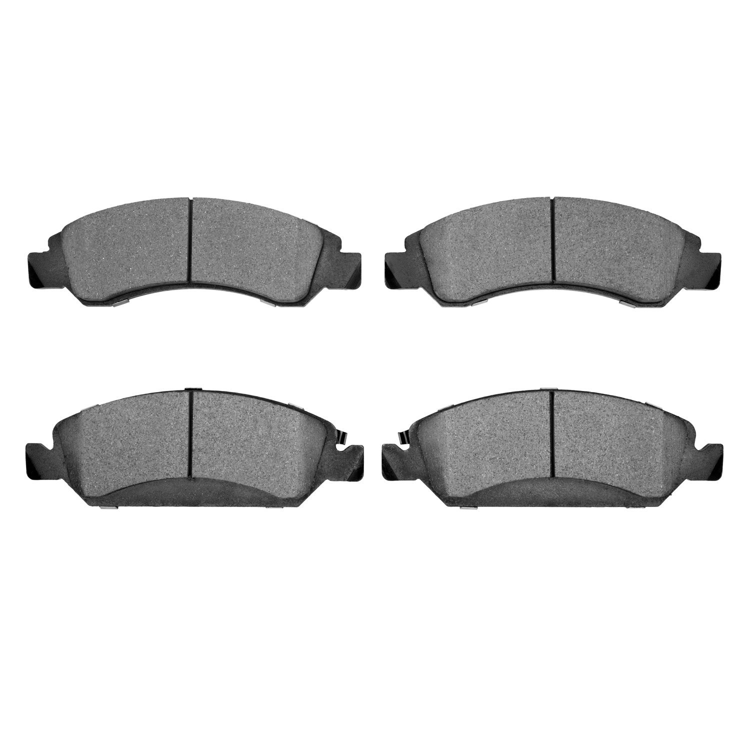 1552-1363-00 5000 Advanced Semi-Metallic Brake Pads, 2009-2020 GM, Position: Front