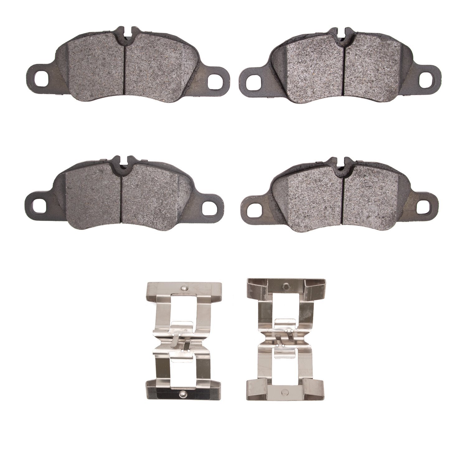 1552-1389-01 5000 Advanced Low-Metallic Brake Pads & Hardware Kit, 2013-2016 Porsche, Position: Front