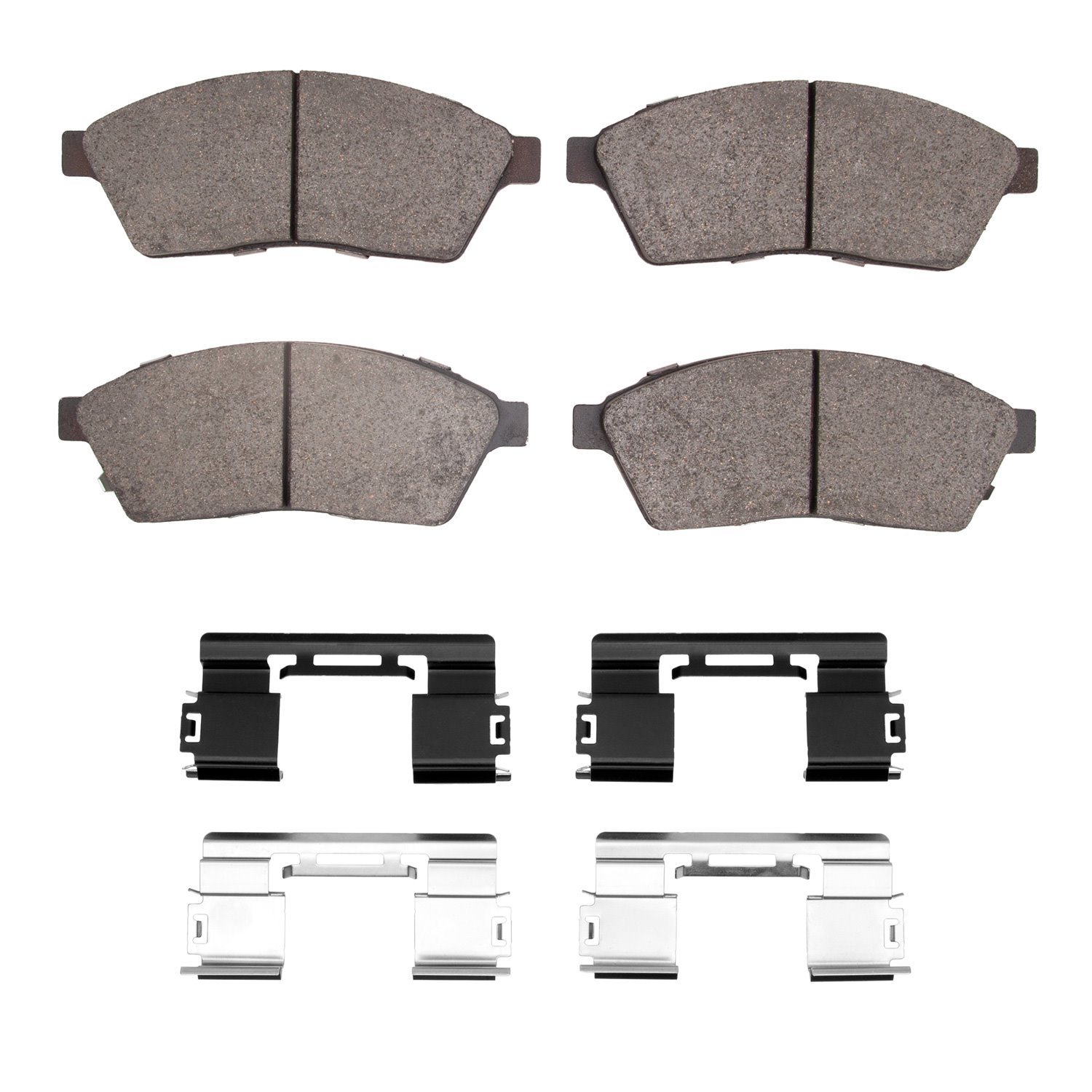 1552-1422-01 5000 Advanced Ceramic Brake Pads & Hardware Kit, 2010-2016 GM, Position: Front