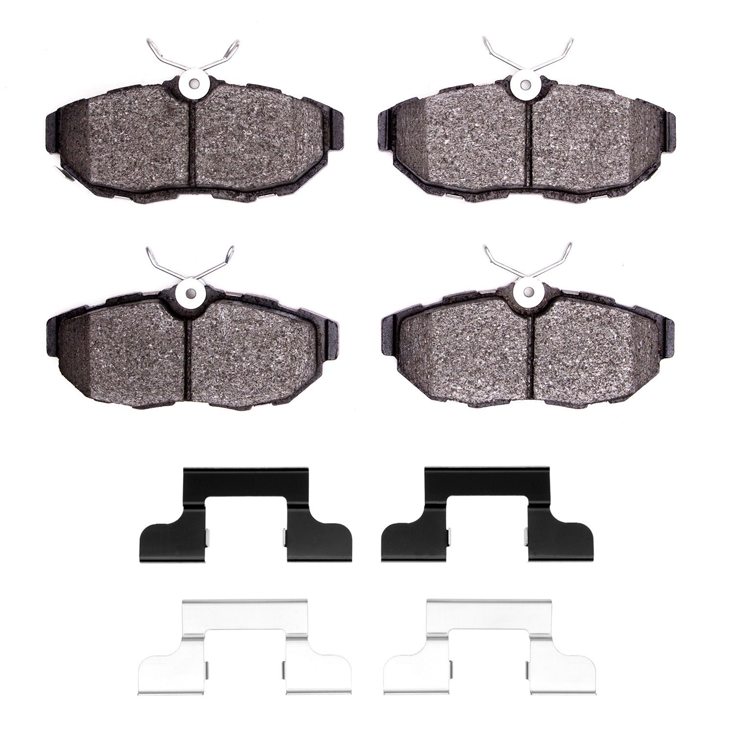 1552-1465-01 5000 Advanced Low-Metallic Brake Pads & Hardware Kit, 2007-2014 Ford/Lincoln/Mercury/Mazda, Position: Rear