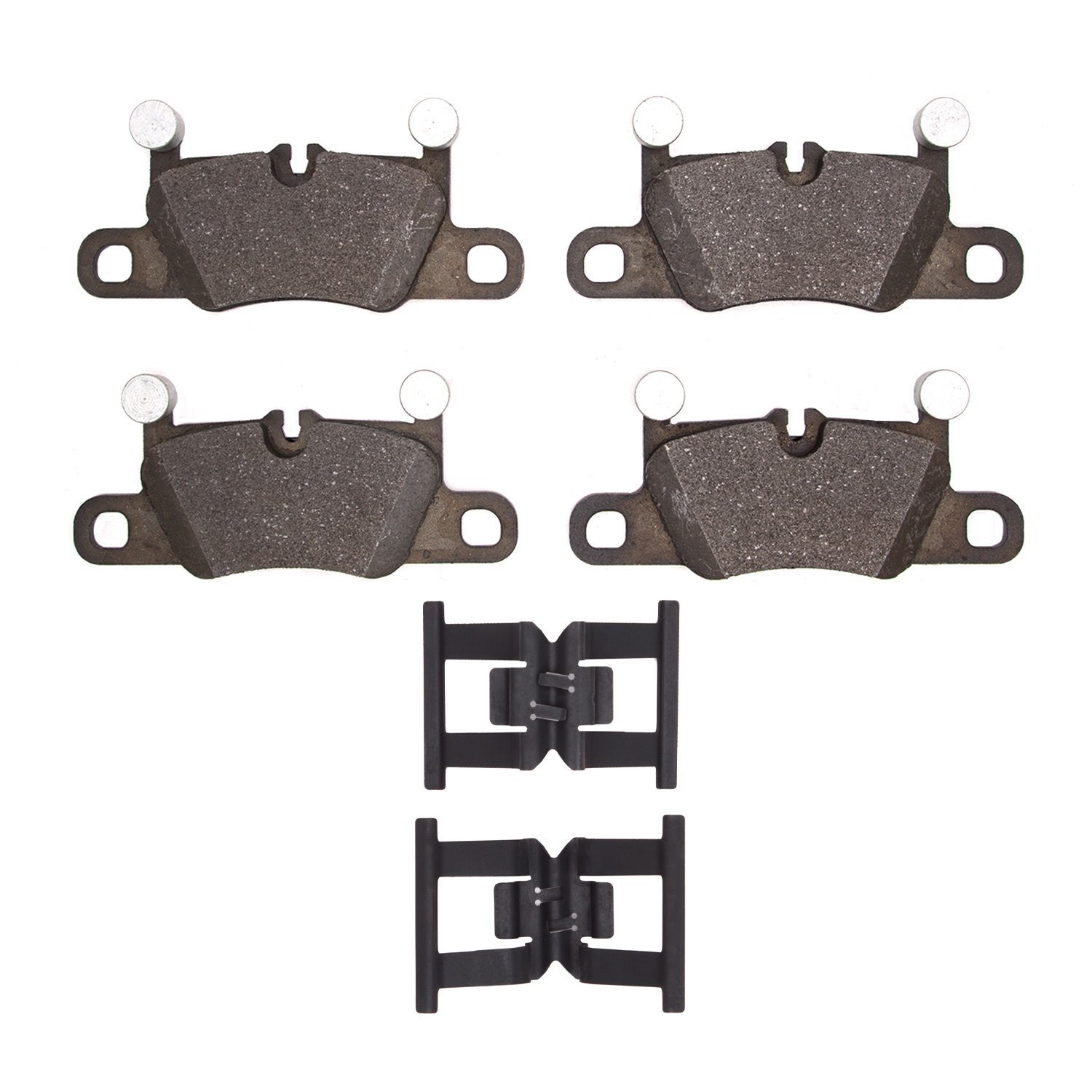 1552-1925-01 5000 Advanced Low-Metallic Brake Pads & Hardware Kit, 2016-2021 Porsche, Position: Rear