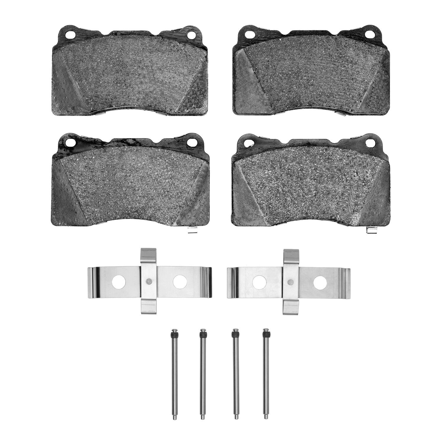 1553-1001-07 5000 Advanced Ceramic Brake Pads & Hardware Kit, 2012-2013 GM, Position: Front
