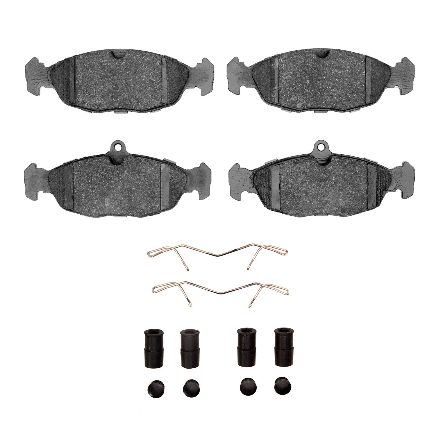 1600-0688-01 5000 Euro Ceramic Brake Pads & Hardware Kit, 1995-1999 Multiple Makes/Models, Position: Rear,Front