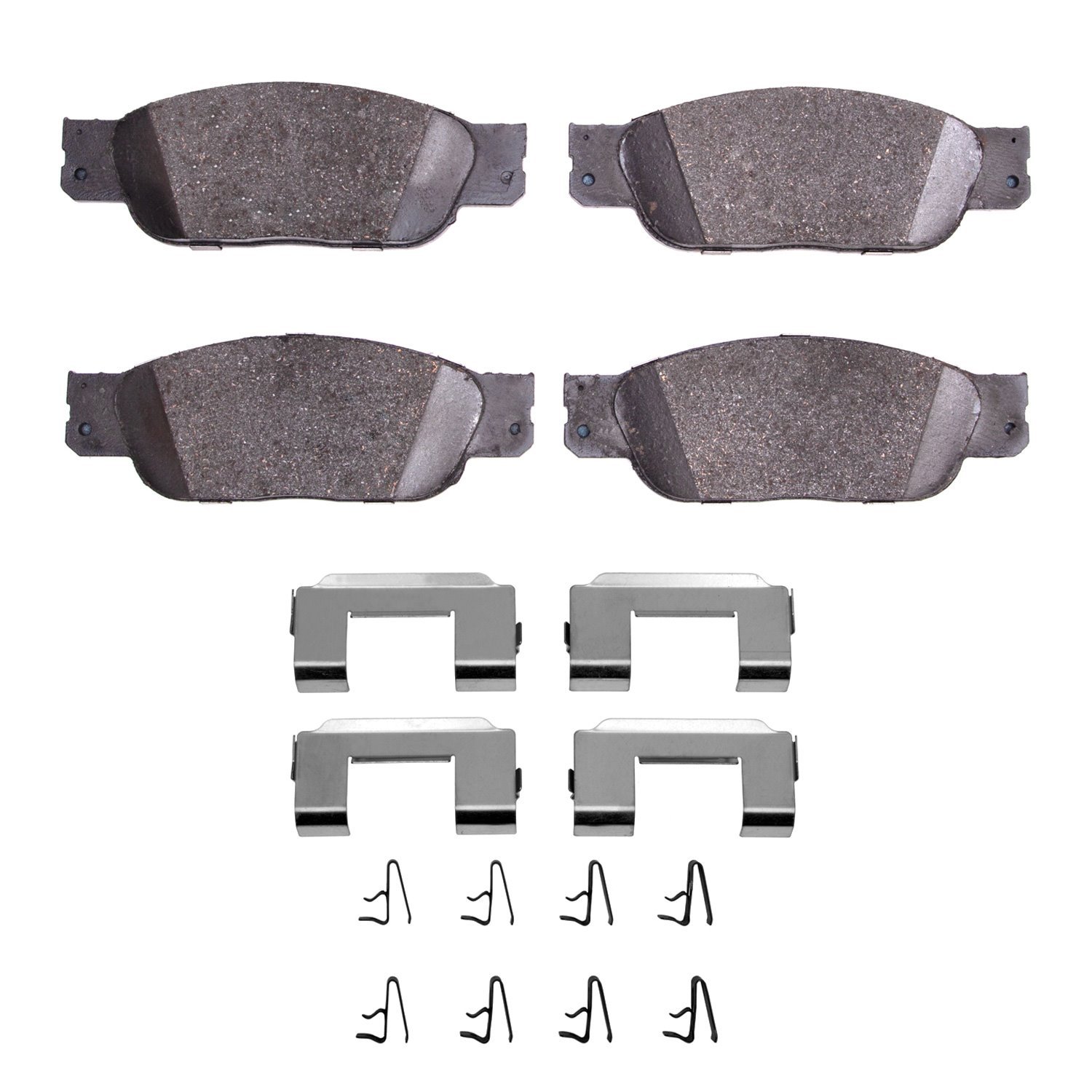 1600-0805-01 5000 Euro Ceramic Brake Pads & Hardware Kit, 2000-2006 Multiple Makes/Models, Position: Front