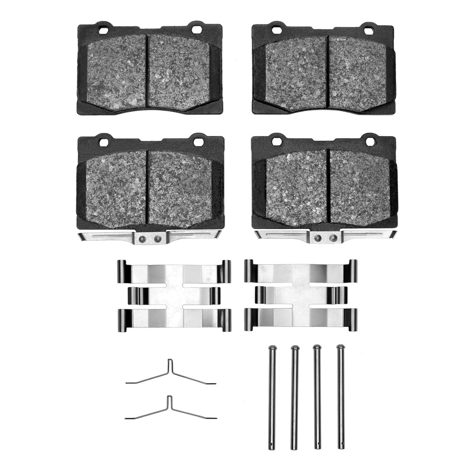 1600-1091-01 5000 Euro Ceramic Brake Pads & Hardware Kit, 2005-2012 Acura/Honda, Position: Front