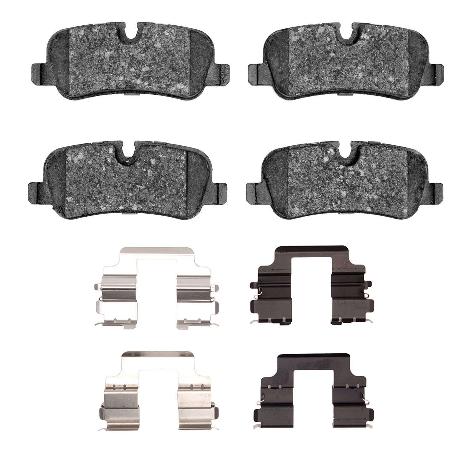 1600-1099-01 5000 Euro Ceramic Brake Pads & Hardware Kit, 2010-2013 Land Rover, Position: Rear