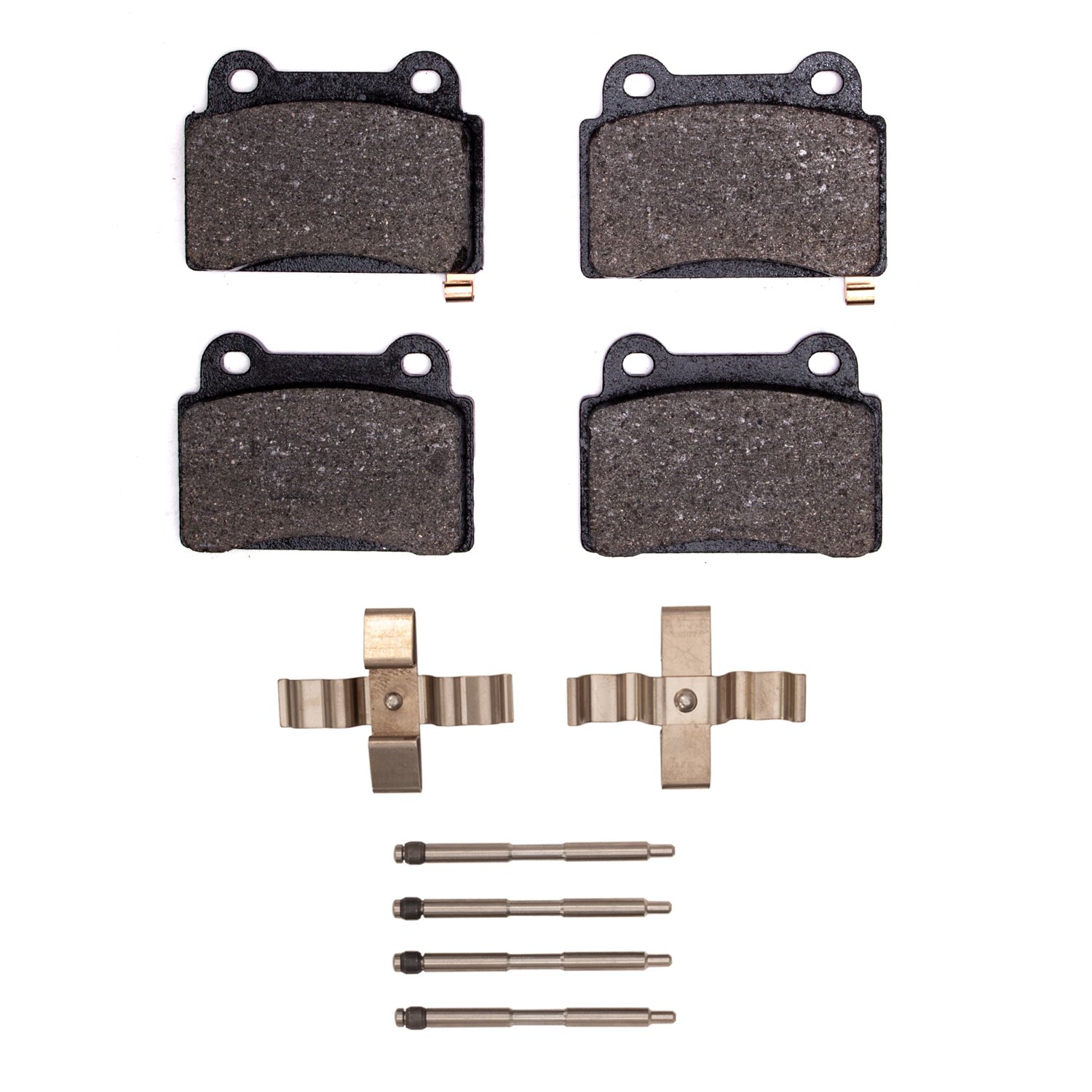 1600-1368-01 5000 Euro Ceramic Brake Pads & Hardware Kit, 2008-2015 Mitsubishi, Position: Rear