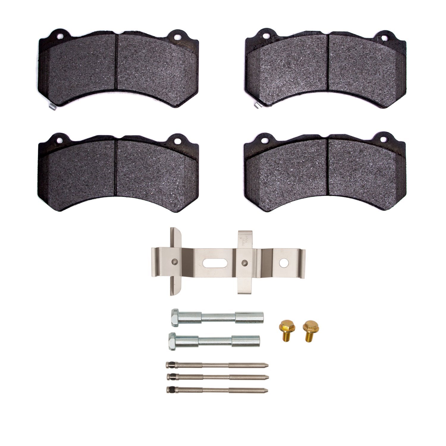 1600-1405-01 5000 Euro Ceramic Brake Pads & Hardware Kit, Fits Select Multiple Makes/Models, Position: Front