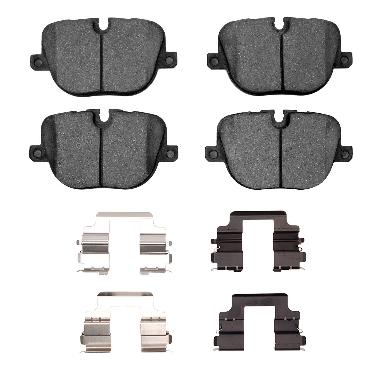 1600-1427-01 5000 Euro Ceramic Brake Pads & Hardware Kit, 2010-2013 Land Rover, Position: Rear