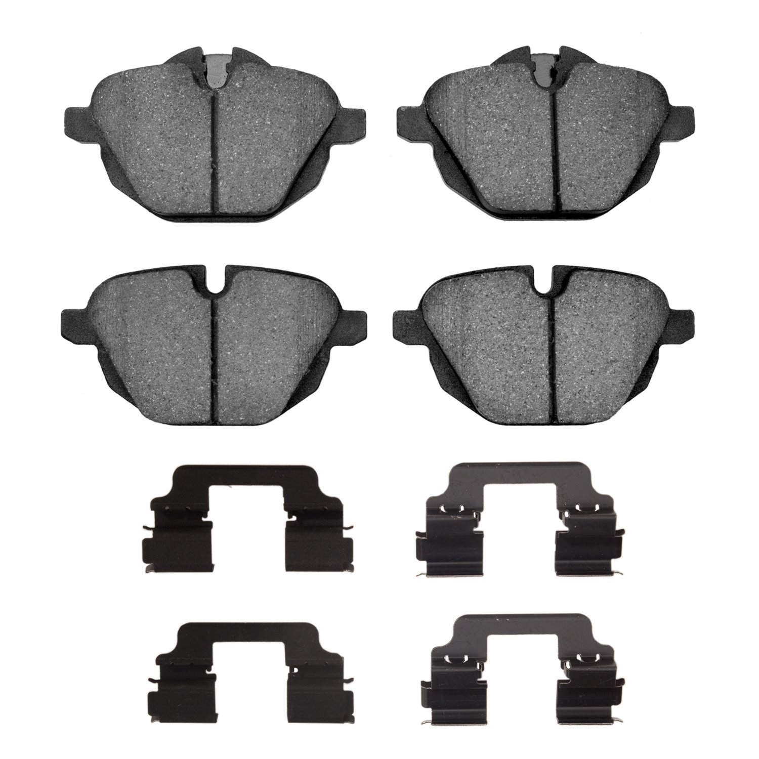 1600-1473-01 5000 Euro Ceramic Brake Pads & Hardware Kit, Fits Select BMW, Position: Rear