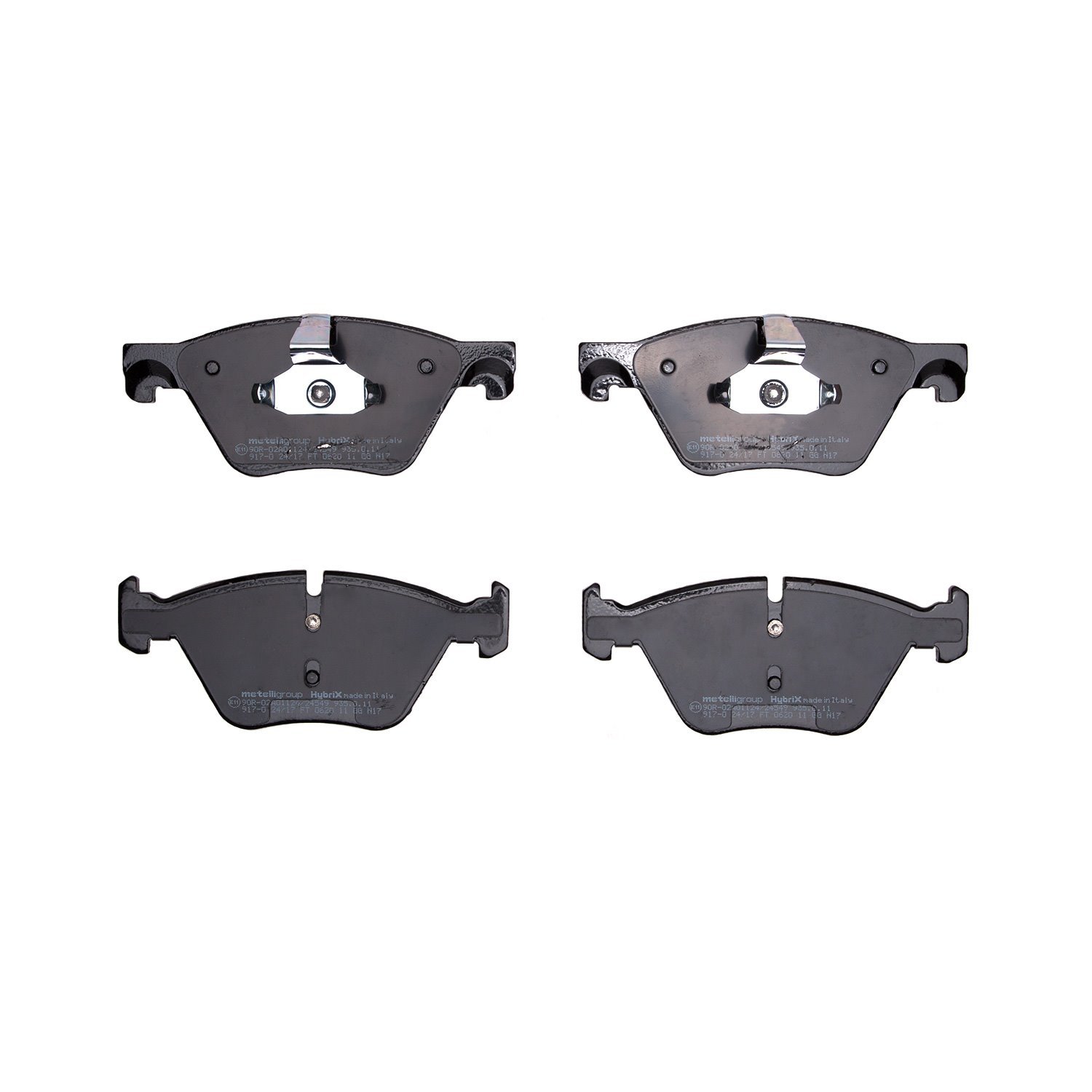 1600-1504-00 5000 Euro Ceramic Brake Pads, 2011-2016 BMW, Position: Front