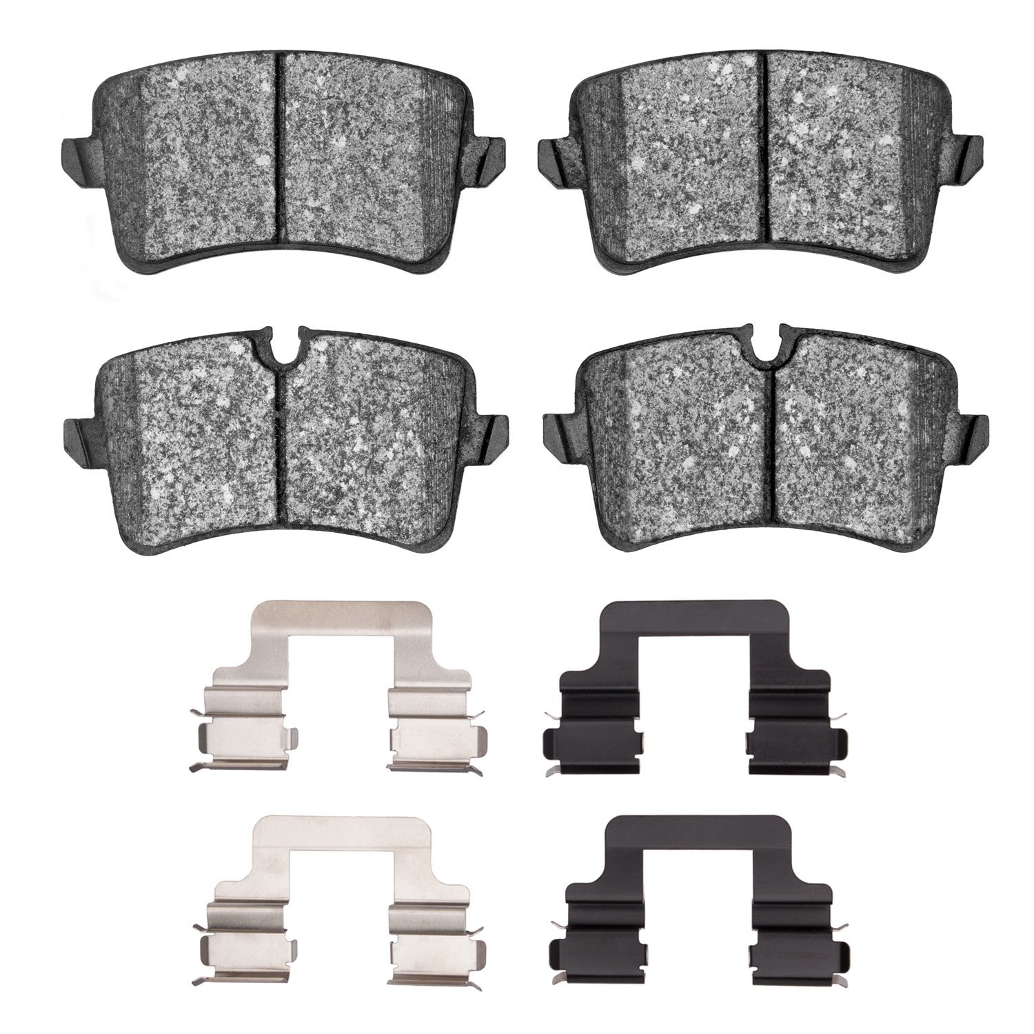 1600-1547-01 5000 Euro Ceramic Brake Pads & Hardware Kit, 2011-2021 Multiple Makes/Models, Position: Rear