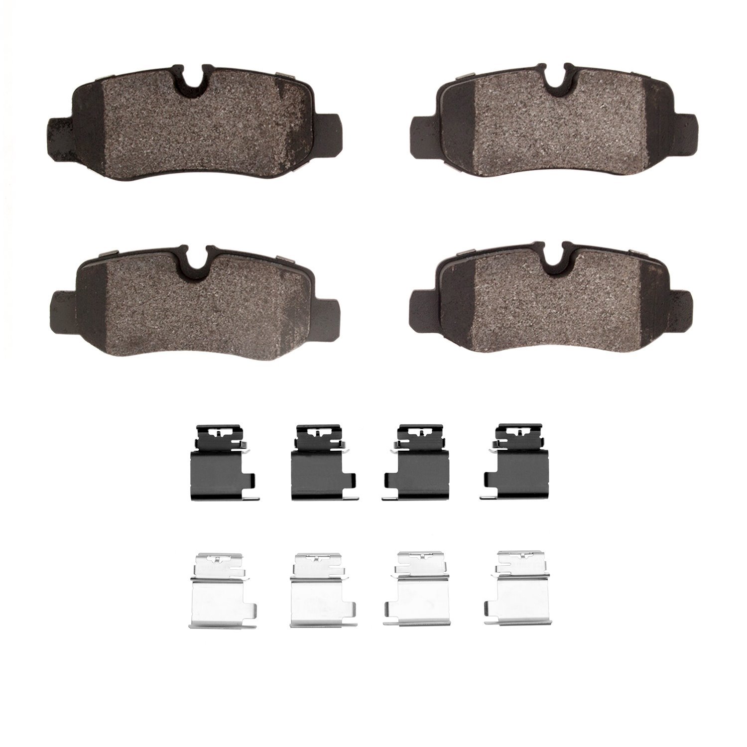 1600-1893-01 5000 Euro Ceramic Brake Pads & Hardware Kit, Fits Select Mercedes-Benz, Position: Rear