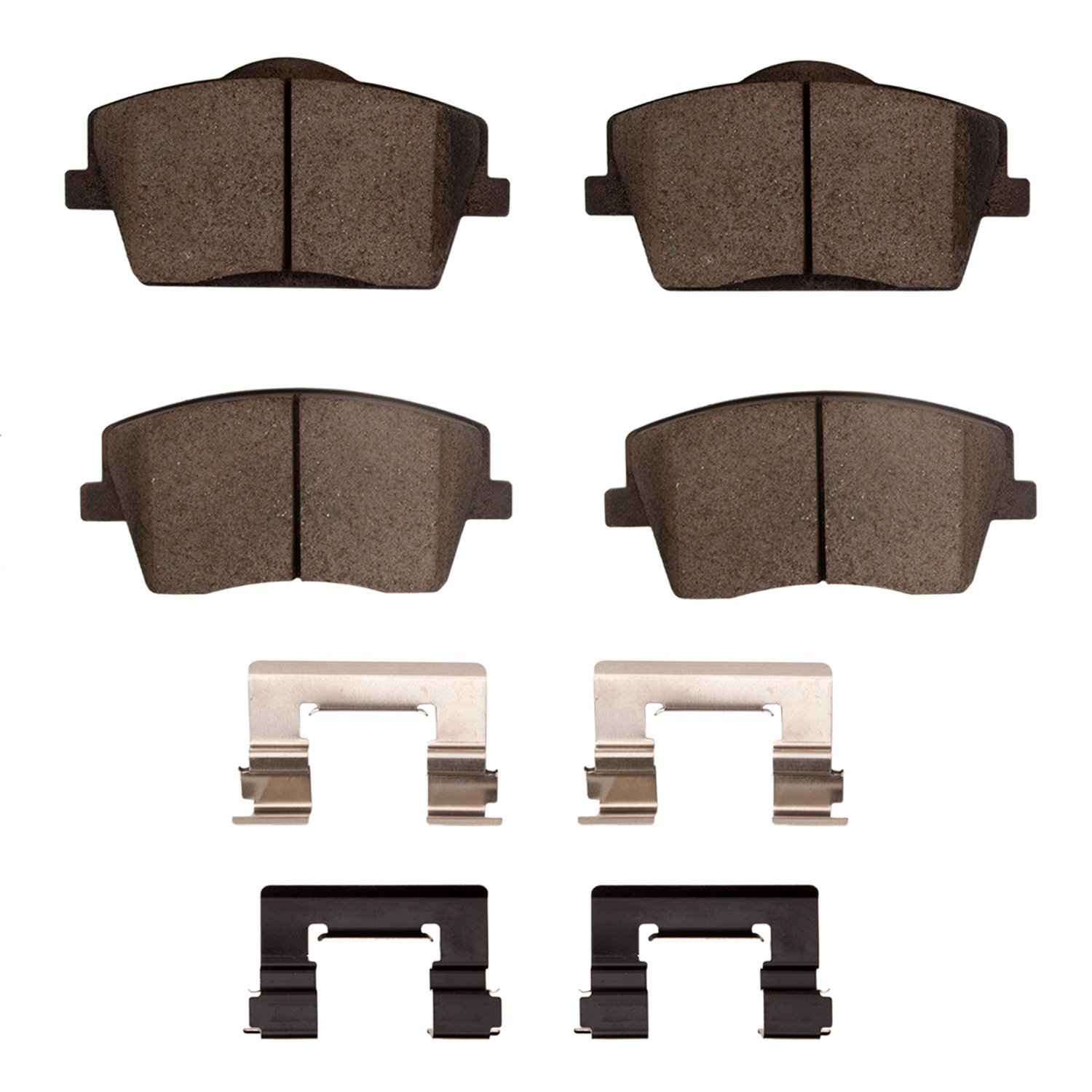 1600-2137-01 5000 Euro Ceramic Brake Pads & Hardware Kit, Fits Select Volvo, Position: Front
