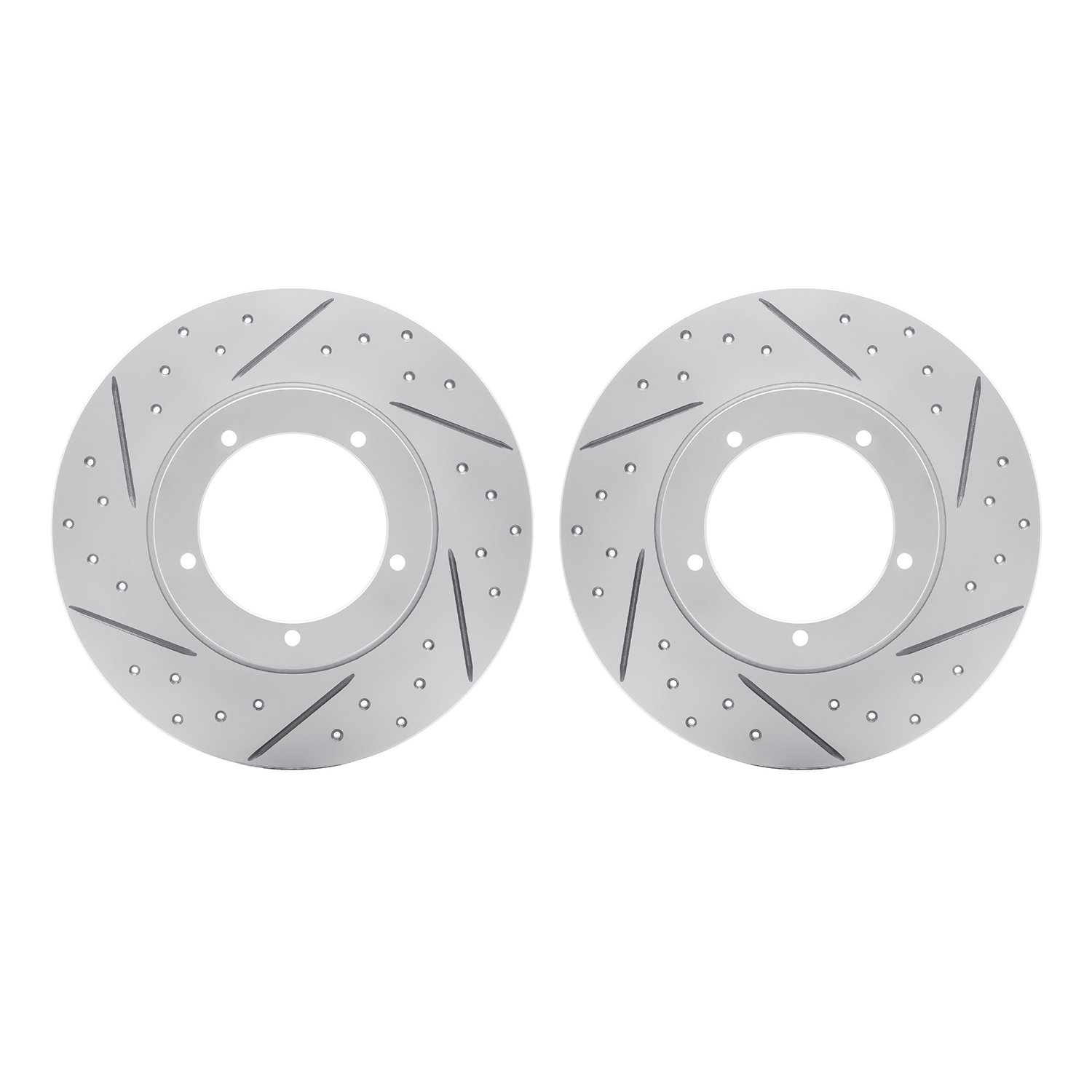 2002-02001 Geoperformance Drilled/Slotted Brake Rotors, 1965-1976 Porsche, Position: Front