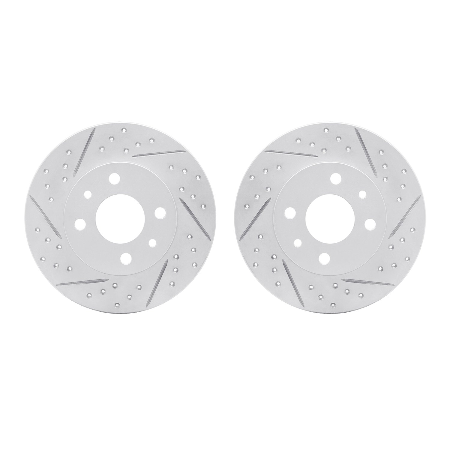 2002-07003 Geoperformance Drilled/Slotted Brake Rotors, 2009-2019 Mopar, Position: Rear