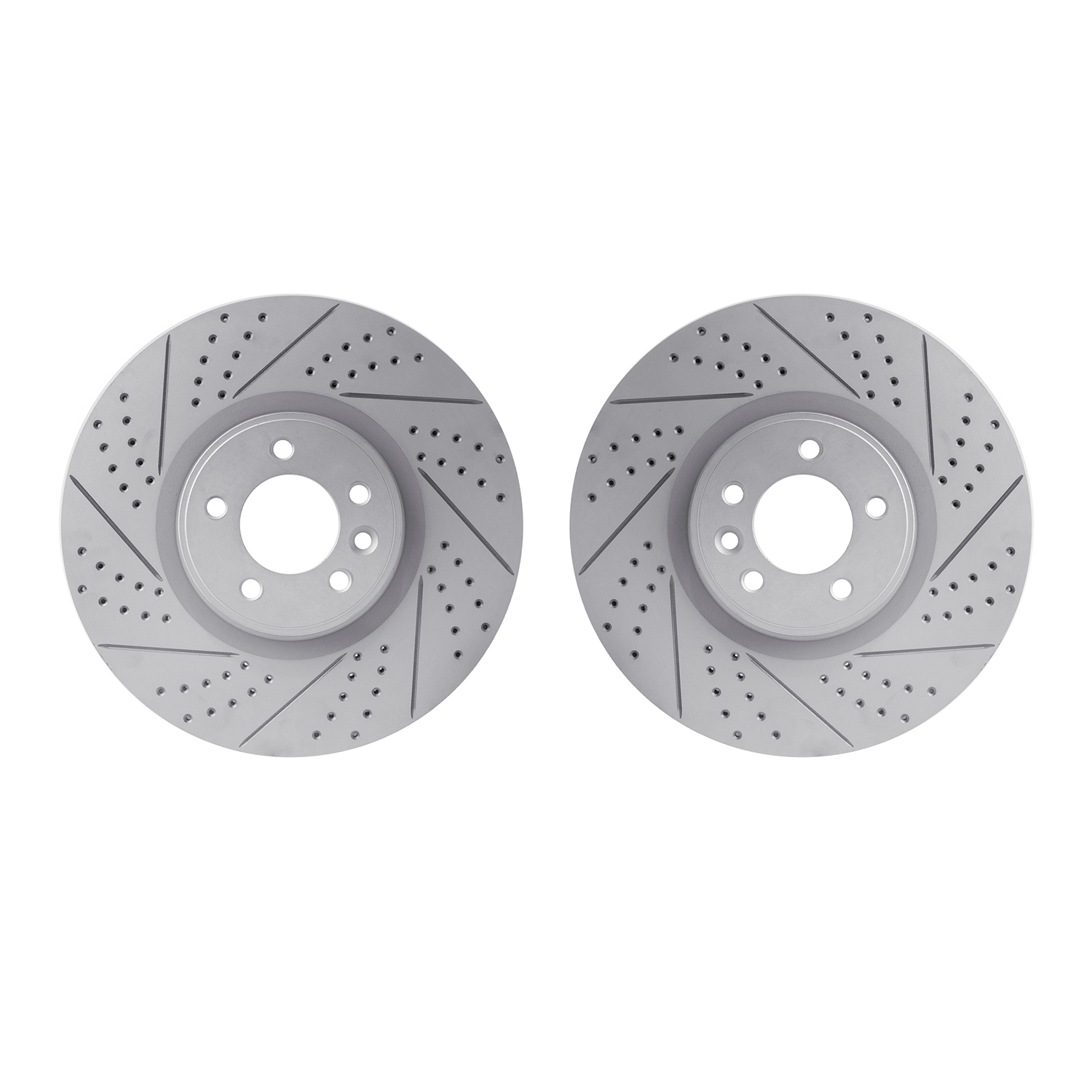 2002-11014 Geoperformance Drilled/Slotted Brake Rotors, 2010-2017 Land Rover, Position: Front