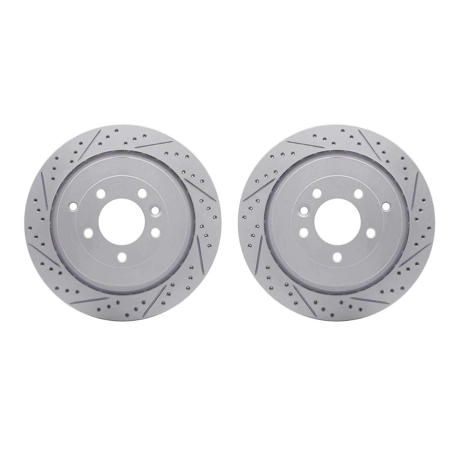 2002-11026 Geoperformance Drilled/Slotted Brake Rotors, 2005-2016 Land Rover, Position: Rear