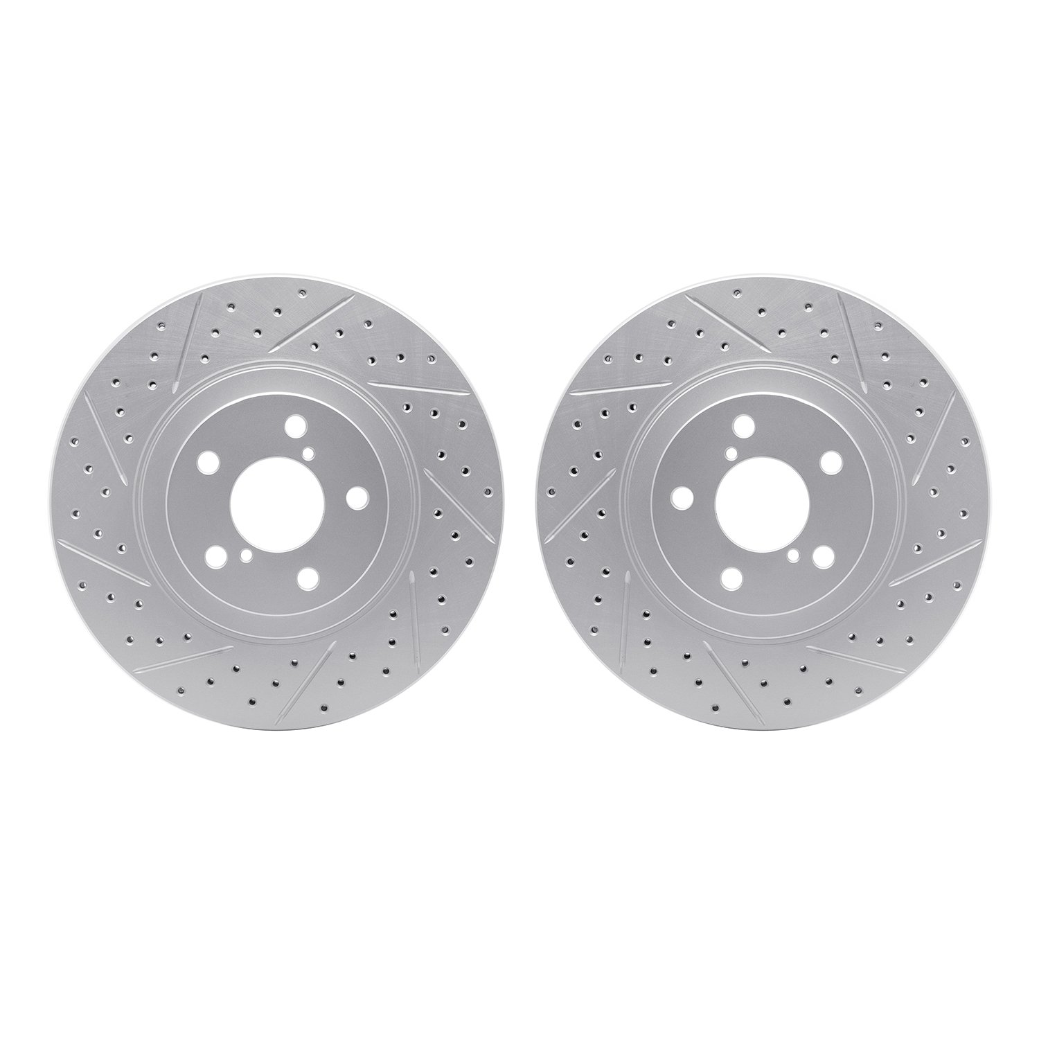 2002-13002 Geoperformance Drilled/Slotted Brake Rotors, Fits Select Multiple Makes/Models, Position: Front