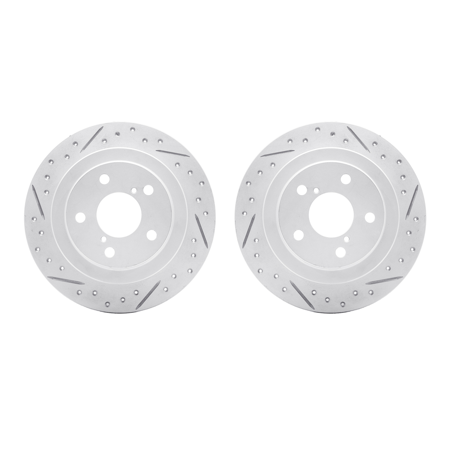 2002-13016 Geoperformance Drilled/Slotted Brake Rotors, 1990-2008 GM, Position: Rear