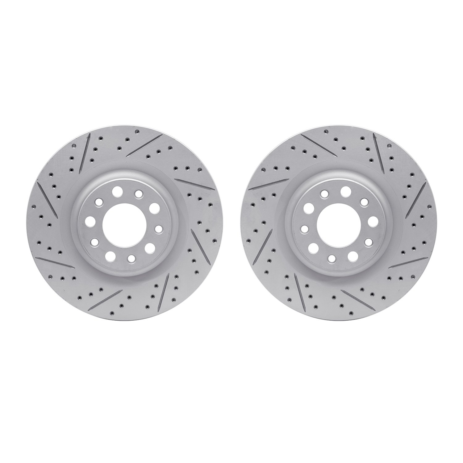 2002-16003 Geoperformance Drilled/Slotted Brake Rotors, Fits Select Alfa Romeo, Position: Rear