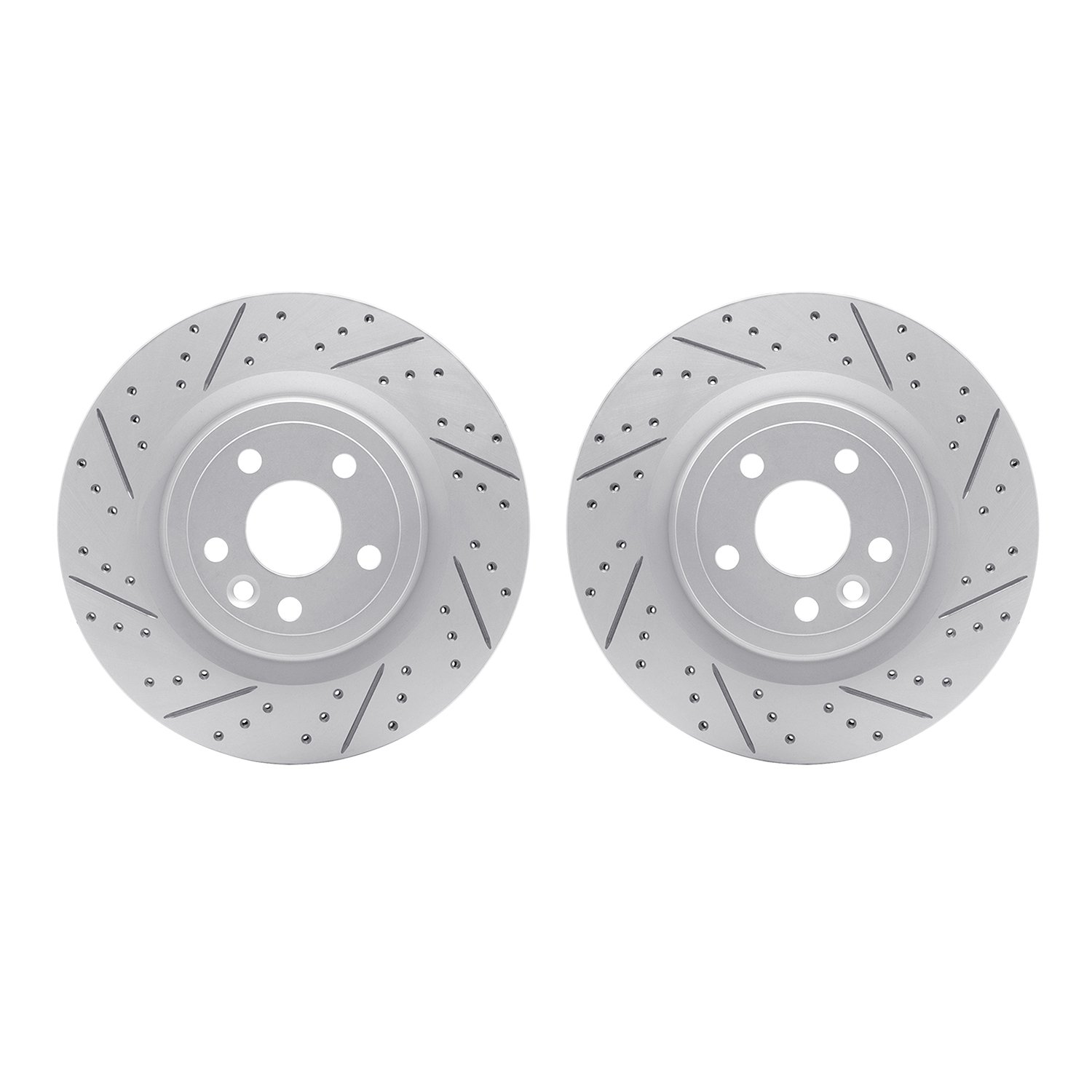 2002-20019 Geoperformance Drilled/Slotted Brake Rotors, 2017-2020 Multiple Makes/Models, Position: Rear