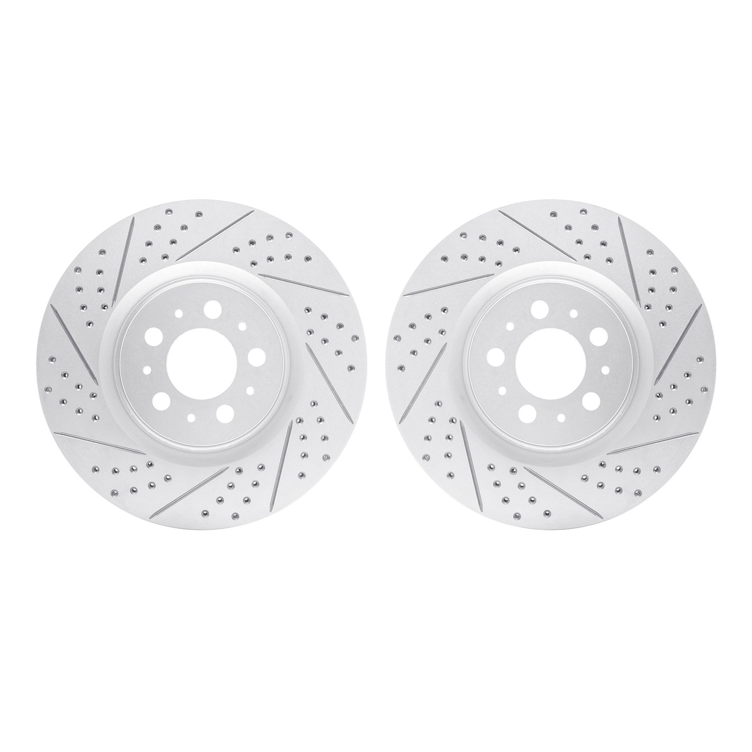 2002-27011 Geoperformance Drilled/Slotted Brake Rotors, 2004-2007 Volvo, Position: Front