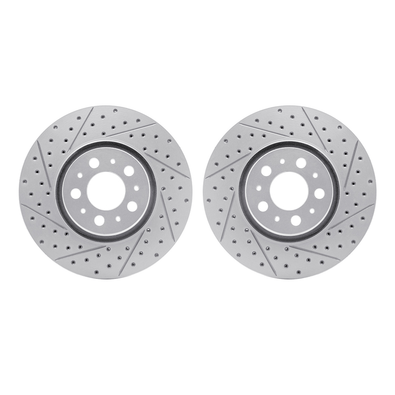 2002-27012 Geoperformance Drilled/Slotted Brake Rotors, 2003-2009 Volvo, Position: Front