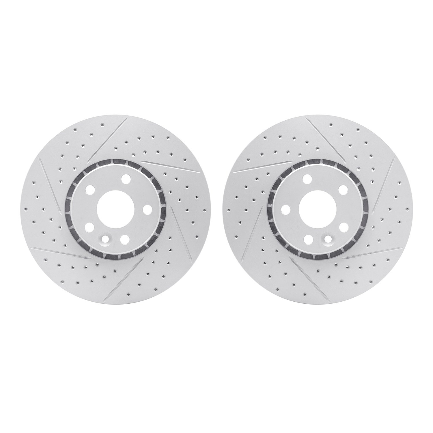 2002-27016 Geoperformance Drilled/Slotted Brake Rotors, 2010-2016 Volvo, Position: Front