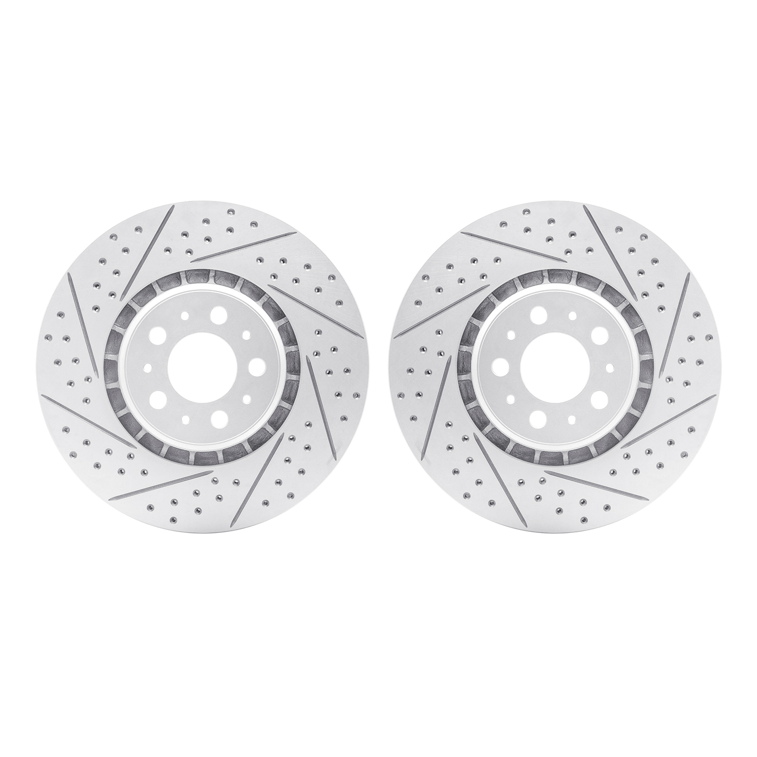 2002-27019 Geoperformance Drilled/Slotted Brake Rotors, 2003-2009 Volvo, Position: Front
