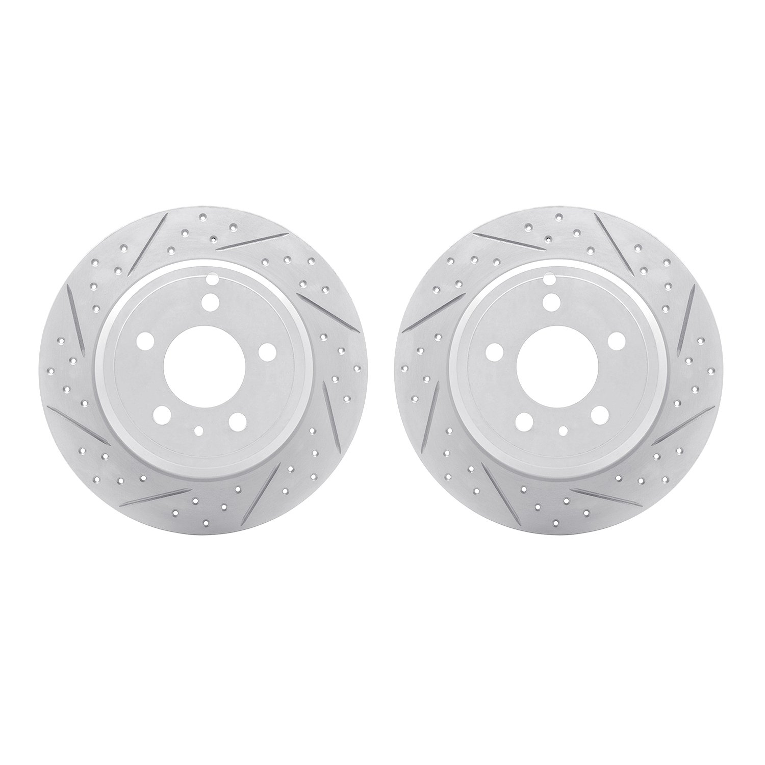 2002-27023 Geoperformance Drilled/Slotted Brake Rotors, 1996-2004 Volvo, Position: Rear