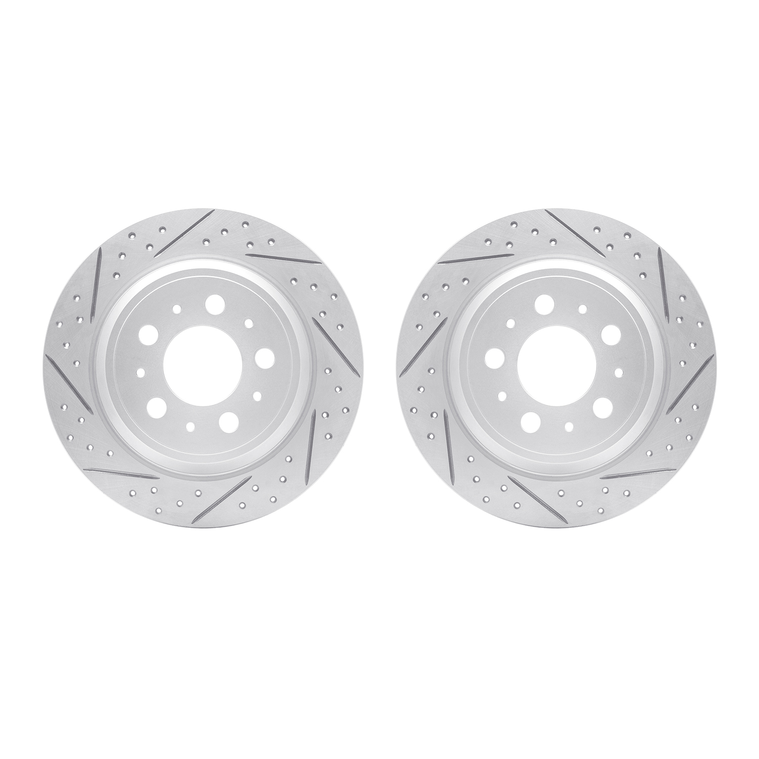 2002-27025 Geoperformance Drilled/Slotted Brake Rotors, 1999-2009 Volvo, Position: Rear