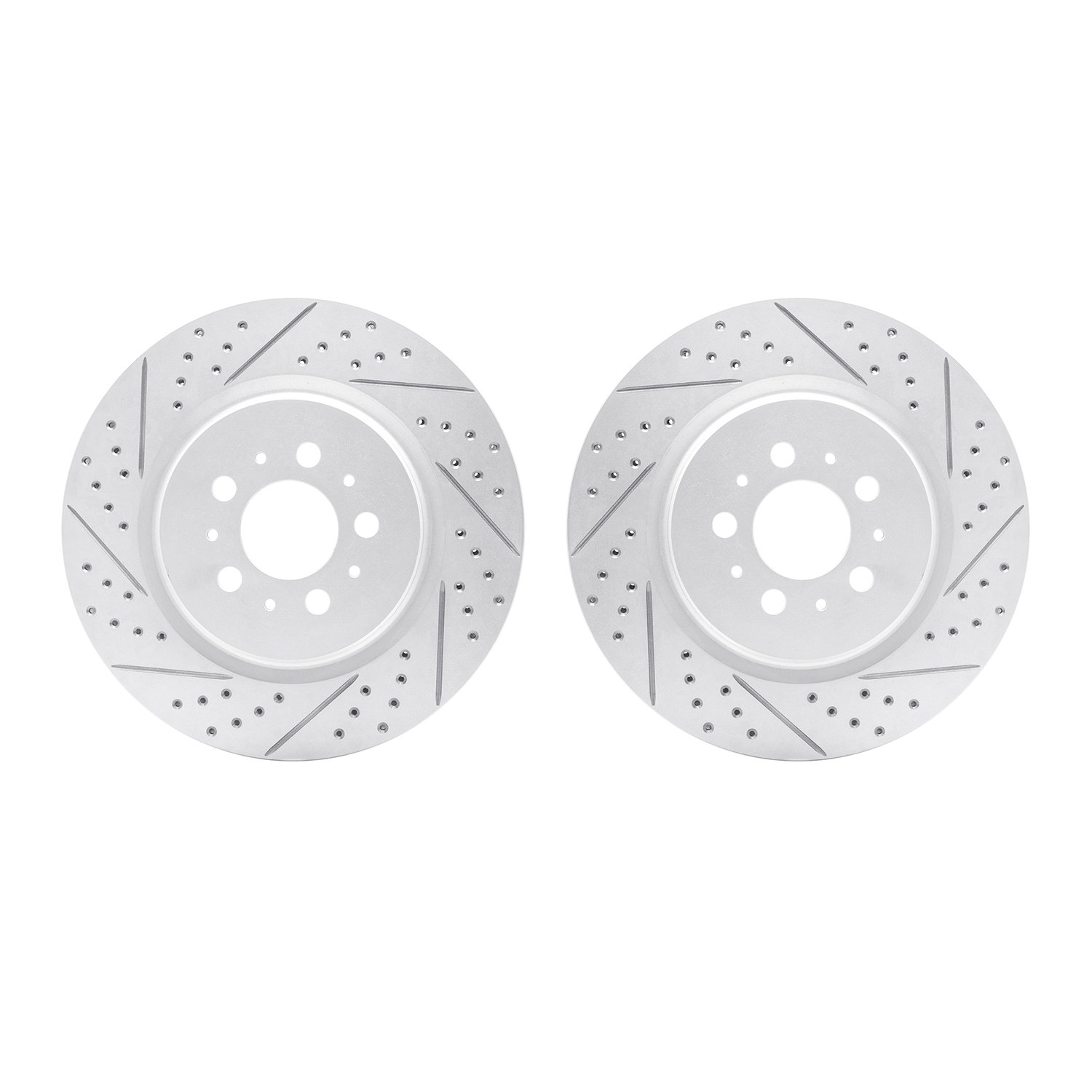 2002-27026 Geoperformance Drilled/Slotted Brake Rotors, 2004-2007 Volvo, Position: Rear