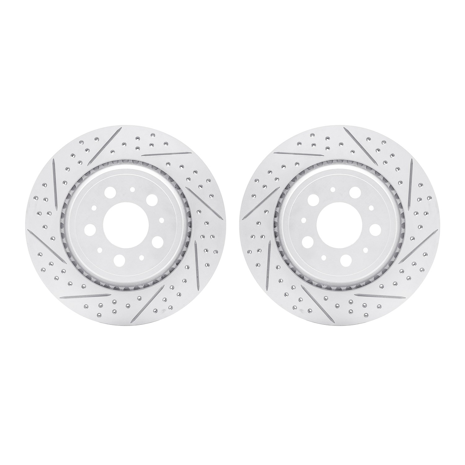 2002-27035 Geoperformance Drilled/Slotted Brake Rotors, 2003-2014 Volvo, Position: Rear