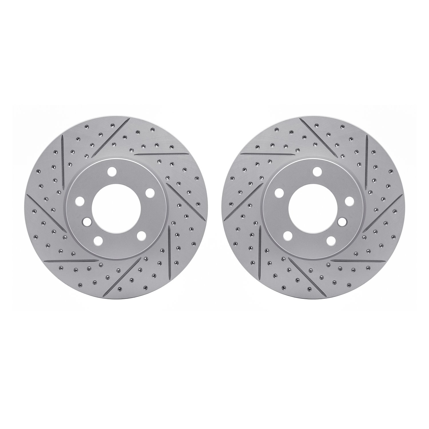 2002-31004 Geoperformance Drilled/Slotted Brake Rotors, 2007-2021 BMW, Position: Front