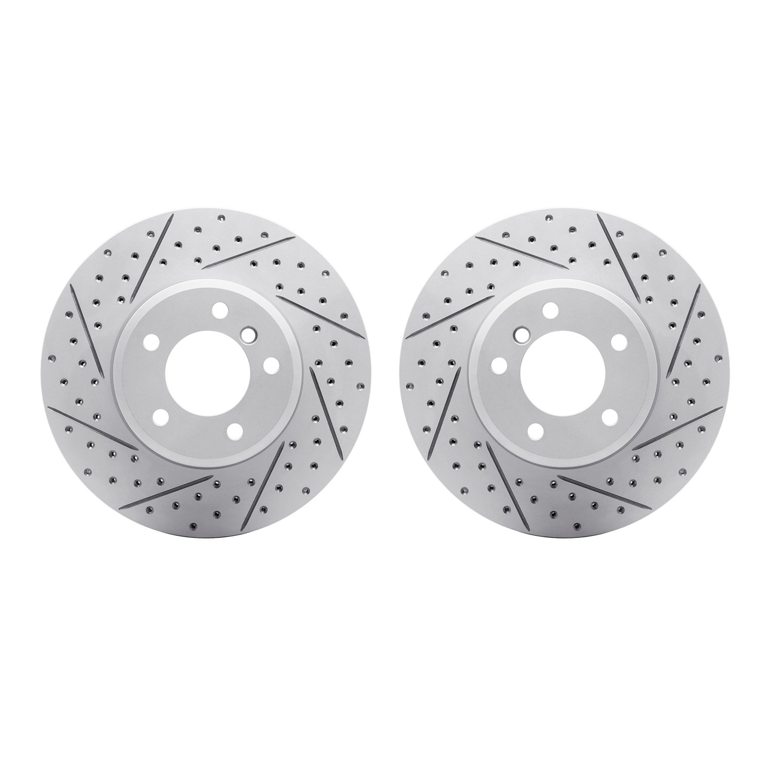 2002-31019 Geoperformance Drilled/Slotted Brake Rotors, 2004-2010 BMW, Position: Front