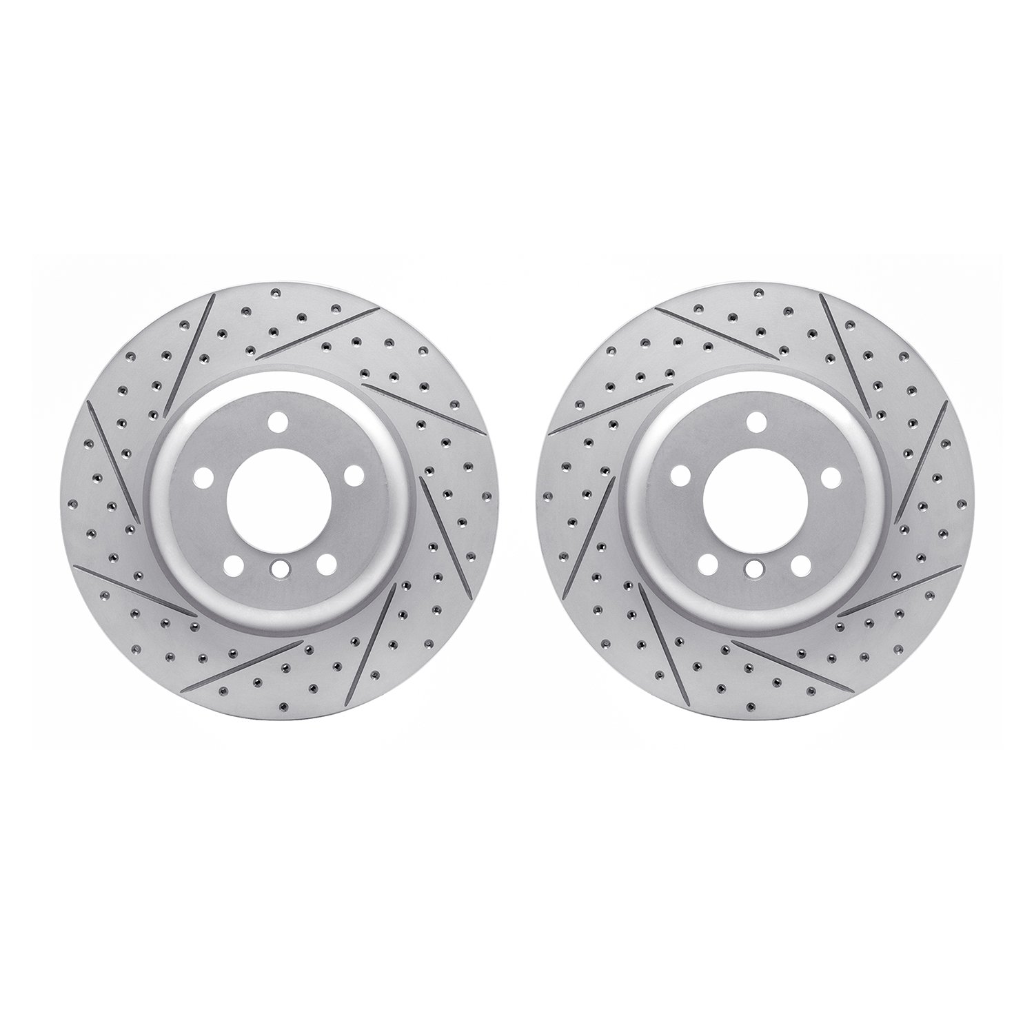 2002-31025 Geoperformance Drilled/Slotted Brake Rotors, 2004-2010 BMW, Position: Front