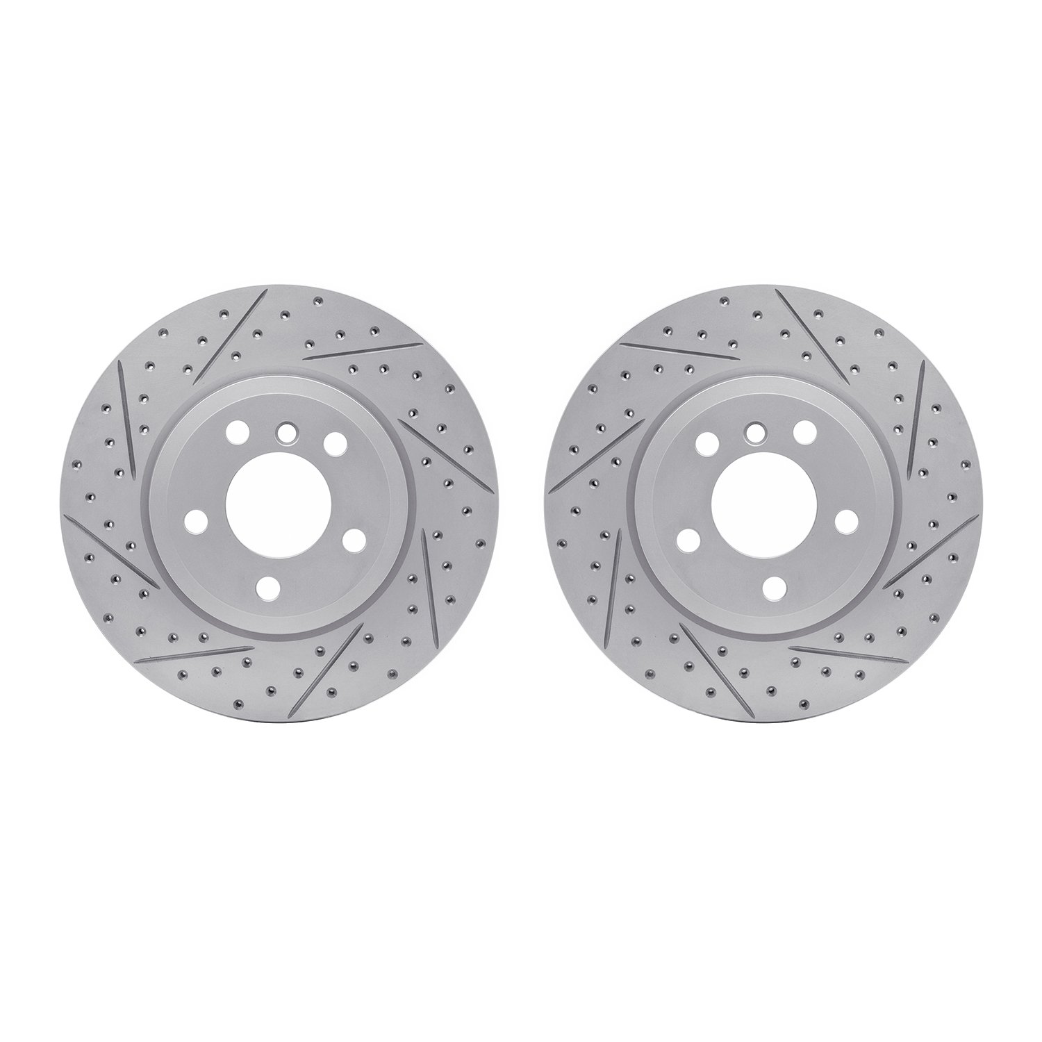 2002-31040 Geoperformance Drilled/Slotted Brake Rotors, 2004-2010 BMW, Position: Front